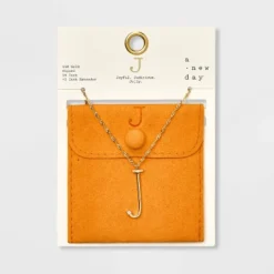 Gold Dipped Scattered Cubic Zirconia Initial Pendant Necklace - A New Day™ Gold -A NEW DAY Shop GUEST c9f6843c e90f 4958 b450 e013c5159cc0