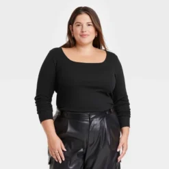 Women's Long Sleeve Slim Fit T-Shirt - A New Day™ -A NEW DAY Shop GUEST cb0bfca3 e85a 41a8 a9a8 1cc34312eb72