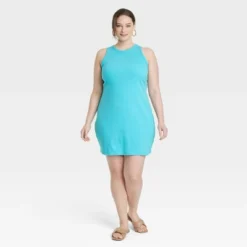 Women's Rib Racer Shift Dress - A New Day™ -A NEW DAY Shop GUEST cce5c602 8f32 42ce 8760 f036e5ffc45e