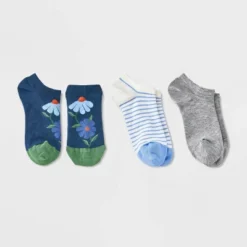 Women's 3pk Low Cut Socks - A New Day™ 4-10: Floral Design -A NEW DAY Shop GUEST d1c3f840 5d25 49d7 b77f e004e58af4c8