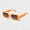 Women's Plastic Rectangle Sunglasses - A New Day™ -A NEW DAY Shop GUEST d1d9564e 10b4 440c b5bd 7cc45b1123b6