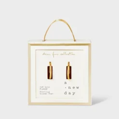 14K Gold Plated Click Top Hoop Earrings - A New Day™ Gold -A NEW DAY Shop GUEST d3de8078 6087 4df5 b2c1 ea860888a7b0