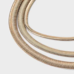 Snake Chain Multi-Strand Necklace - A New Day™ Gold -A NEW DAY Shop GUEST d571e790 7e66 4f06 9b06 5cd085317028
