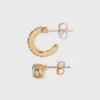 Crystal Mini Cuffs Hoops And Stud Earring Set 8pc - A New Day™ Gold -A NEW DAY Shop GUEST dbc653fa eb04 4611 878f a9e100e08f93