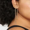 Rhinestone Bow Drop Earrings - A New Day™ Gold -A NEW DAY Shop GUEST dd59f527 0607 43c6 8458 3fec934a0f41
