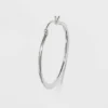 Large Flat Tapered Hoop Sterling Silver Earrings - A New Day™ Silver -A NEW DAY Shop GUEST de3e91e3 8452 48d1 aff3 20d5b383dfe6