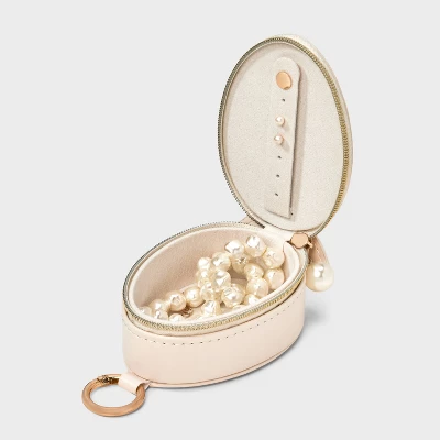 Fish With Pearls Travel Jewelry Organizer - A New Day™ Cream 3 Fish With Pearls Travel Jewelry Organizer - A New Day™ Cream