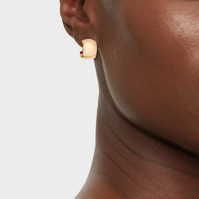Small Open Hoop Earrings - A New Day™ Gold: Nickel-Free, Zinc Material, Post Closure 3 Small Open Hoop Earrings - A New Day™ Gold: Nickel-Free, Zinc Material, Post Closure