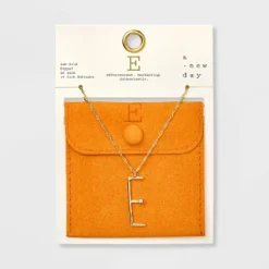 Gold Dipped Scattered Cubic Zirconia Initial Pendant Necklace - A New Day™ Gold -A NEW DAY Shop GUEST e7c08c94 90d4 4d12 a2bf 66e38913b1bd