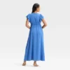 Women's Flutter Short Sleeve Maxi A-Line Dress - A New Day™ -A NEW DAY Shop GUEST eac4f03c cb3d 4856 88ad 1ed95f4cad61