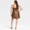 Women's Faux Leather Bodycon Dress - A New Day™ -A NEW DAY Shop GUEST eb874129 6e74 4d47 be3e 8f5fd1479f81