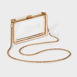 Clear Minaudiere Crossbody Bag - A New Day™ -A NEW DAY Shop GUEST edd3c89e 9df0 47dc b5a1 9618d537d5a8