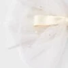 Satin Pearl Tulle Tail Bow Hair Barrette - A New Day™ Ivory -A NEW DAY Shop GUEST f72c9d43 1fa4 48de ab21 de1479475ae6