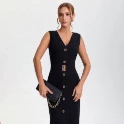 Women's Fitted Knit Maxi Bodycon Dress - A New Day™ Black 11 Women's Fitted Knit Maxi Bodycon Dress - A New Day™ Black -A NEW DAY Shop GUEST ff15fa15 f446 4f03 b3b2 f30eadadb079