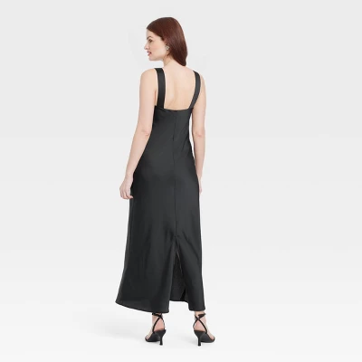 Women's Satin Slip Maxi Dress - A New Day™