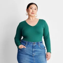 Women's Long Sleeve Slim Fit Reversible Seamless T-Shirt - A New Day™ -A NEW DAY Shop GUEST ff6b97d8 2717 4c96 96a0 dfed037252a5